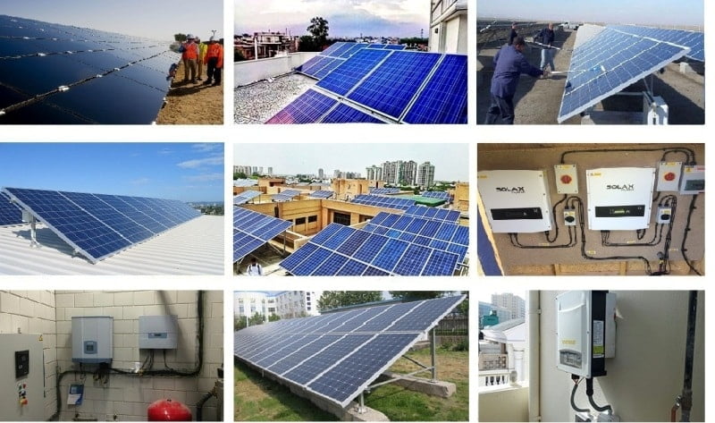 Our Solar Panel Installations in Gurgaon India.